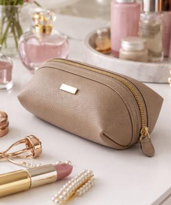 کیف آرایشی چرم طبیعی زنانه مونو Mono مدل L0001