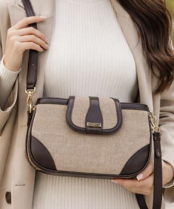 کیف دوشی پارچه ای زنانه مونو مدل S0033