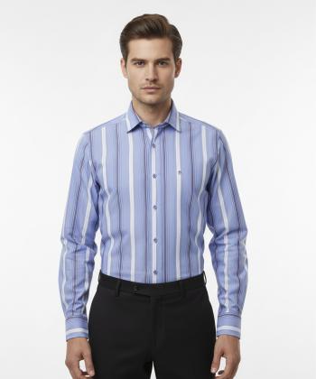 پیراهن آستین بلند مردانه پیر کاردین مدل 9904278