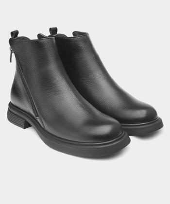 نيم بوت زنانه چرم طبيعي نوين چرم مدل 1824