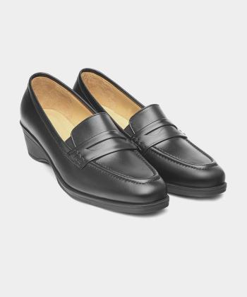 كفش طبي زنانه چرم طبيعي نوين چرم مدل 1231