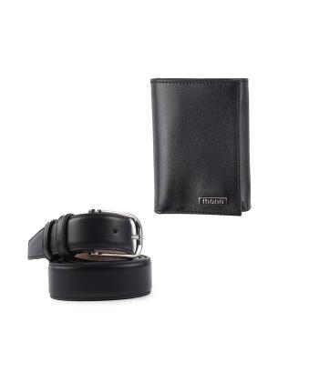 ست هديه مردانه چرم طبيعي مونو مدل U0007