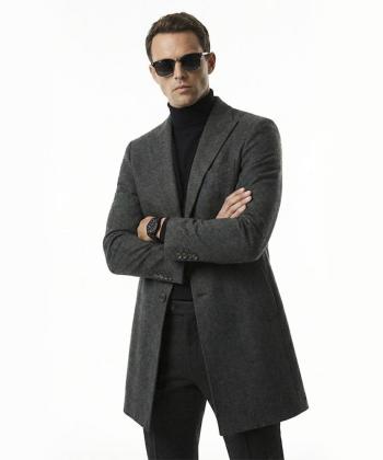 پالتو بلند مردانه هوكاني مدل 10581