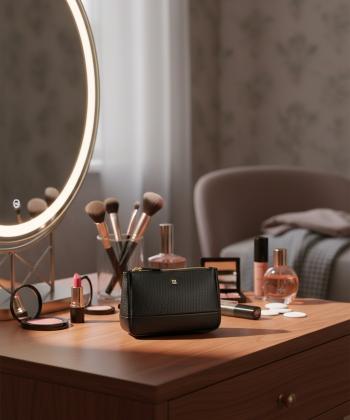 کیف آرایشی چرم طبیعی نوین چرم Novin Charm مدل CBX0339