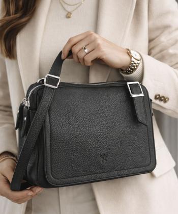 كيف دوشي زنانه چرم طبيعي نوين چرم مدل دلا