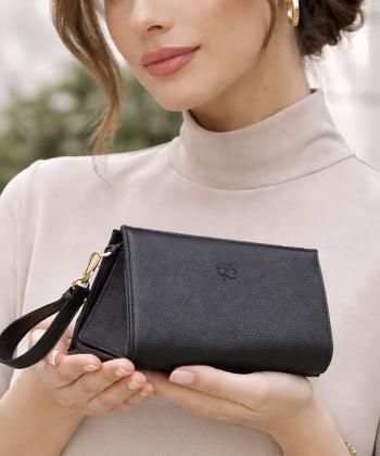 كيف دوشي زنانه چرم طبيعي نوين چرم مدل باوين