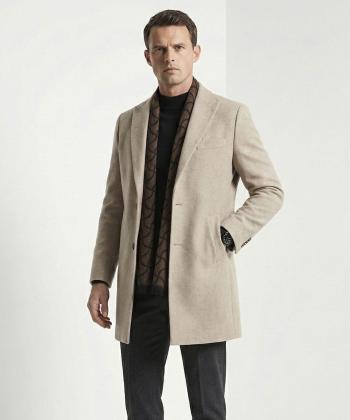 پالتو بلند مردانه هوكاني مدل 10581