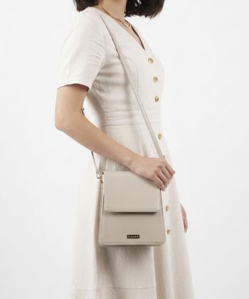 کیف دوشی چرم طبیعی زنانه مونو مدل S0036