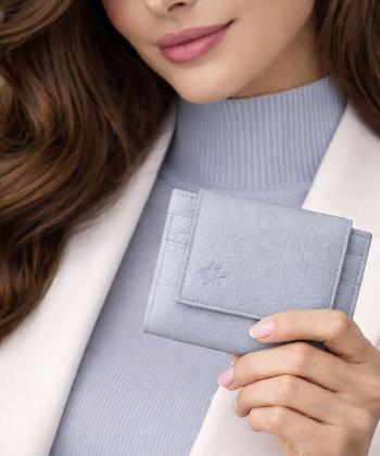 کیف پول زنانه چرم طبیعی نوین چرم مدل PW3182