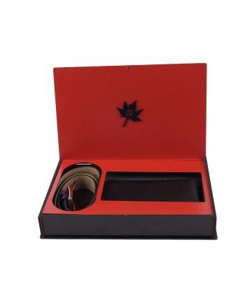 ست هديه مردانه چرم طبيعي نوين چرم مدل آندرو