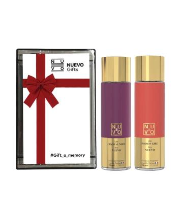 ست هدیه پرفیوم نوئوو با رایحه کریستال نویر - پویزن گرل حجم 50+50 میلی لیتر