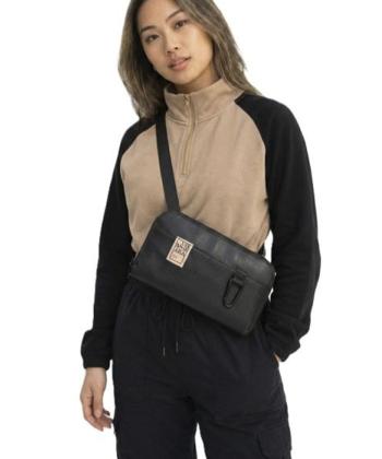 كيف كراس بادي زنانه چرم طبيعي چرم آرا مدل Drift