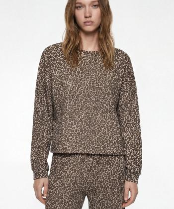 بلوز راحتي زنانه كوتون مدل 6WLK40052MK