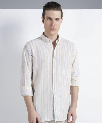 پیراهن آستین بلند مردانه  هوکانی مدل 10649