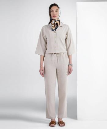 شلوار پارچه ای زنانه هوکانی مدل 50175