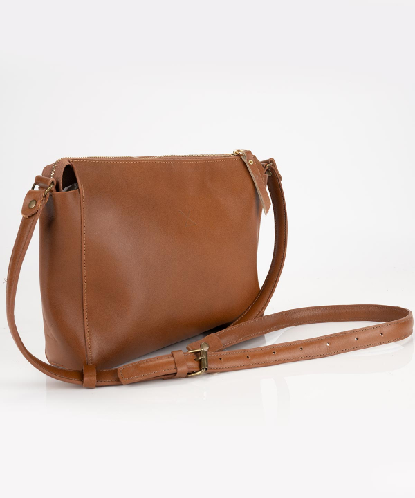 کیف دوشی زنانه چرم لانکا Lanka Leather مدل 1-CB-15