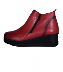 نیم بوت چرم زنانه شهر چرم Leather City مدل F4102