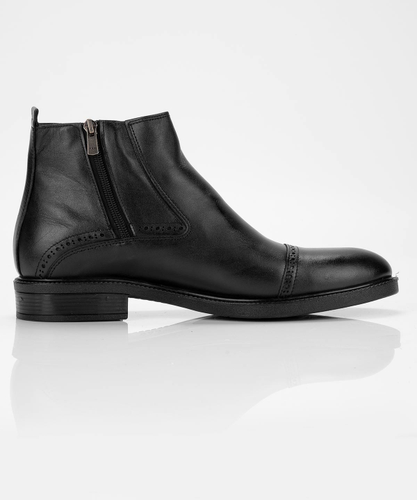 نیم‌بوت چرم مردانه مارال چرم Maral Leather مدل جگوار 984