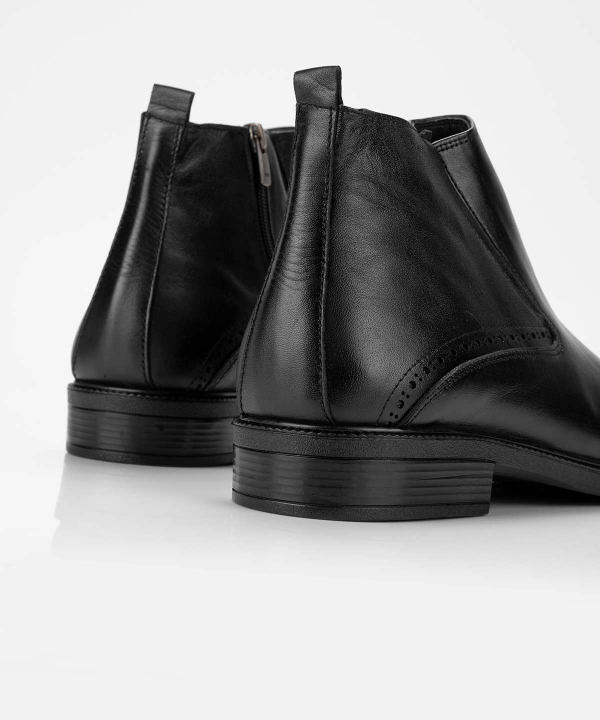 نیم‌بوت چرم مردانه مارال چرم Maral Leather مدل جگوار 984