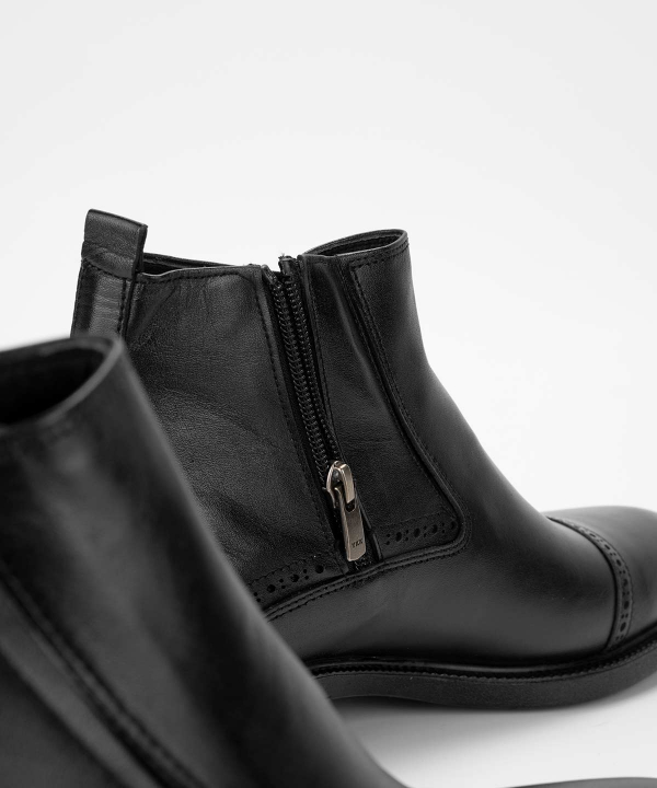 نیم‌بوت چرم مردانه مارال چرم Maral Leather مدل جگوار 984