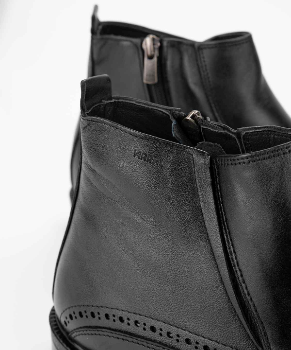 نیم‌بوت چرم مردانه مارال چرم Maral Leather مدل جگوار 984