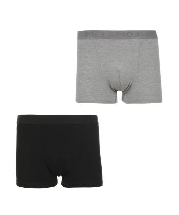 شورت باكسر مردانه مل اند موژ مدل M09222  بسته 2 عددی