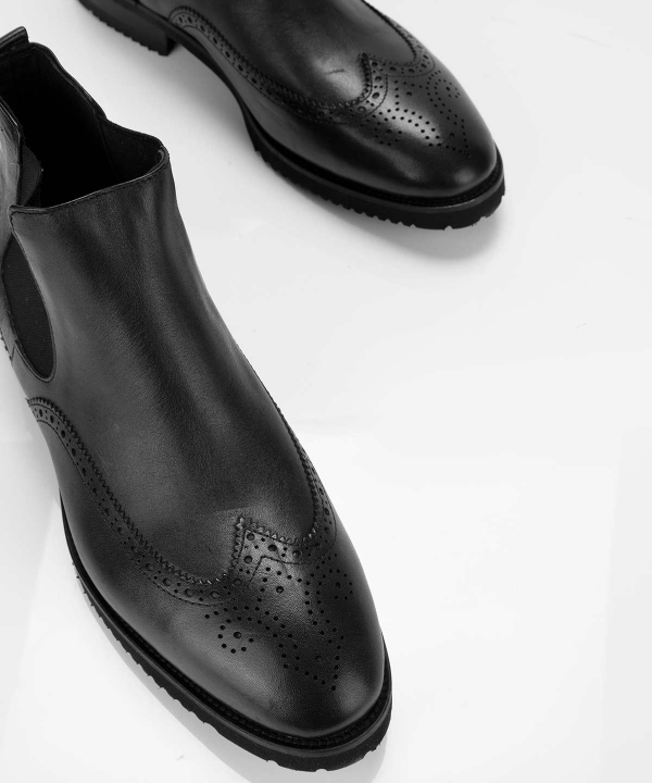 نیم بوت مردانه مارال چرم Maral Leather مدل پونتیاک