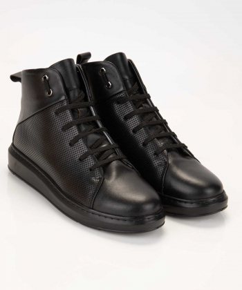 نیم بوت چرم زنانه مارال چرم Maral Leather مدل مایلی