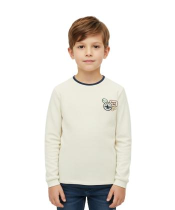 تيشرت آستين بلند پسرانه كوتون مدل 6WKB10589TK