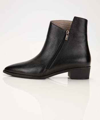 نیم بوت چرم زنانه مارال چرم Maral Leather مدل سویل