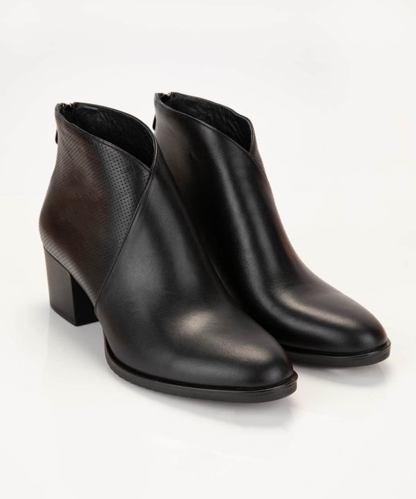 نیم‌بوت چرم زنانه مارال چرم Maral Leather مدل لیلیان