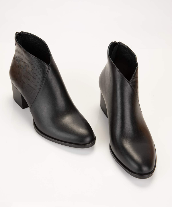 نیم‌بوت چرم زنانه مارال چرم Maral Leather مدل لیلیان