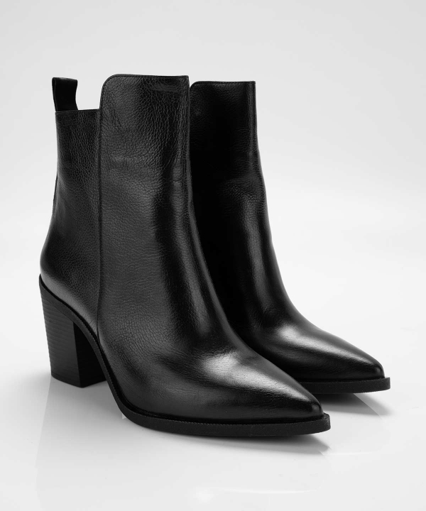 نیم‌بوت چرم زنانه مارال چرم Maral Leather مدل روبرتا