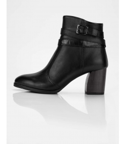 نیم بوت چرم زنانه مارال چرم Maral Leather مدل لورا