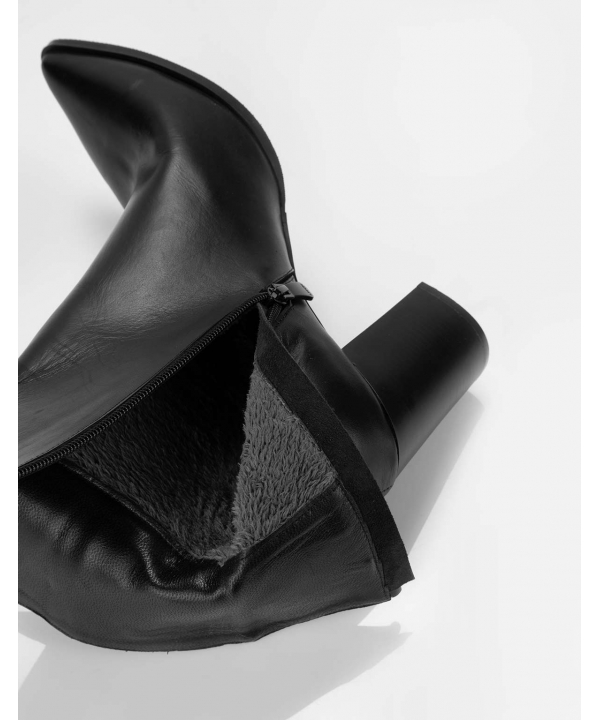 نیم‌بوت چرم زنانه مارال چرم Maral Leather مدل امیلیا