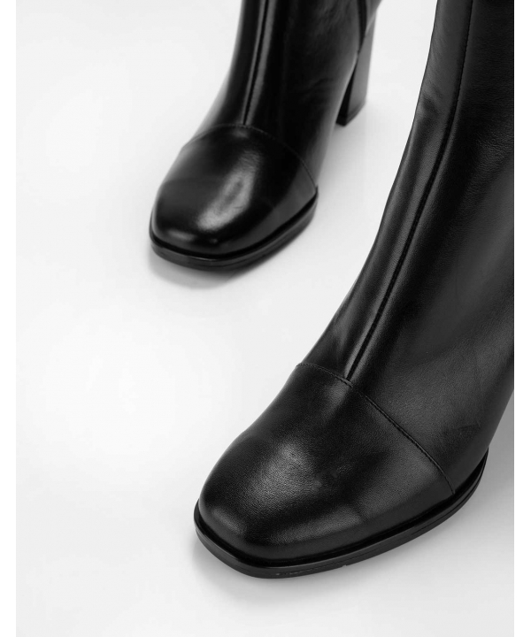 نیم‌بوت چرم زنانه مارال چرم Maral Leather مدل دامیان