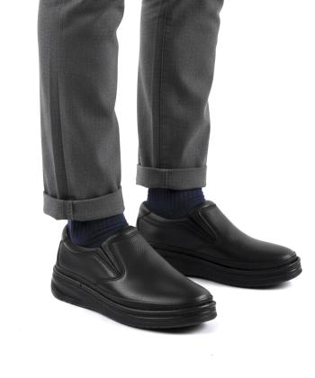 كفش چرم طبيعي مردانه ايران طب Iranteb مدل آرين