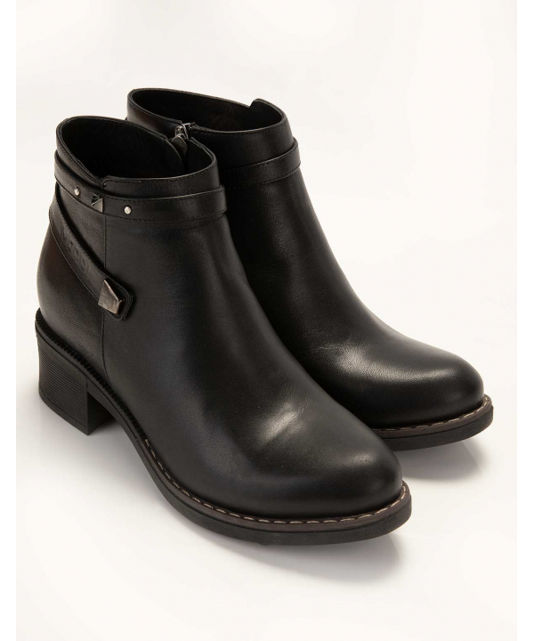 نیم‌بوت چرم زنانه مارال چرم Maral Leather مدل ماریسا