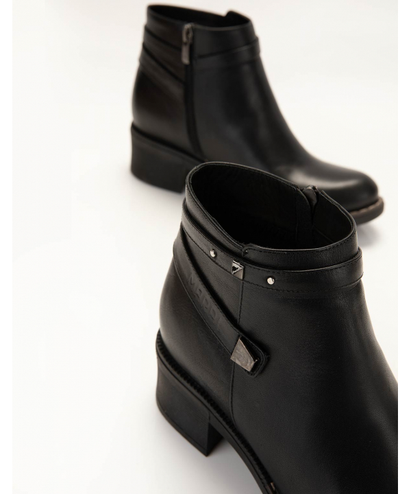 نیم‌بوت چرم زنانه مارال چرم Maral Leather مدل ماریسا
