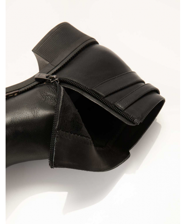 نیم‌بوت چرم زنانه مارال چرم Maral Leather مدل ماریسا