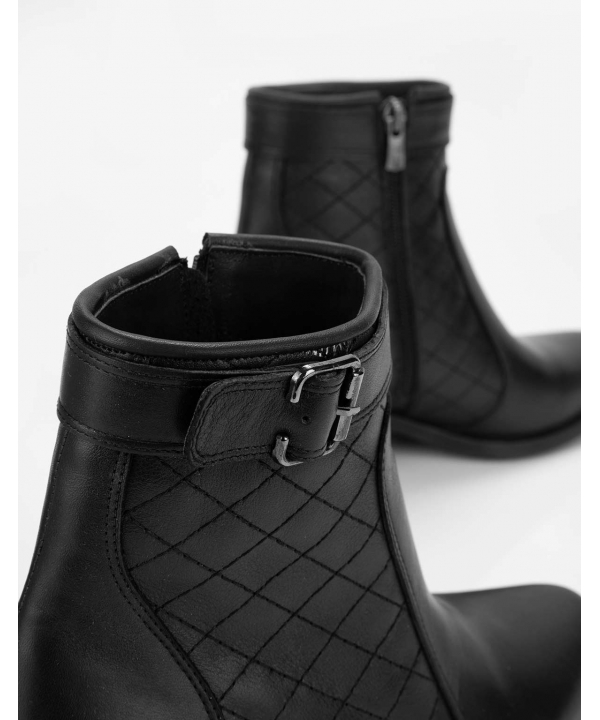 نیم‌بوت چرم زنانه مارال چرم Maral Leather مدل مارینا