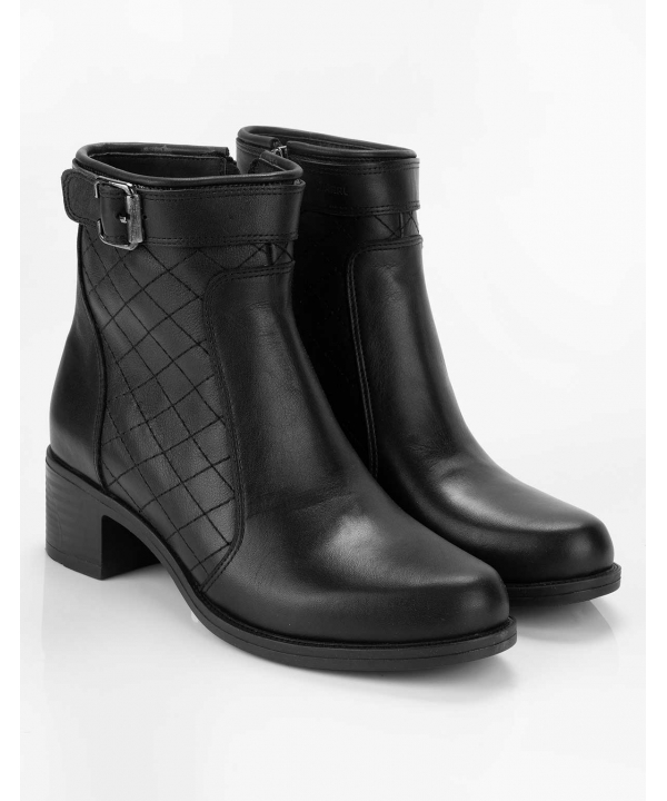 نیم‌بوت چرم زنانه مارال چرم Maral Leather مدل مارینا
