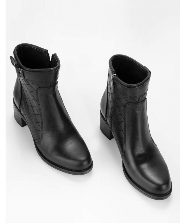 نیم‌بوت چرم زنانه مارال چرم Maral Leather مدل مارینا