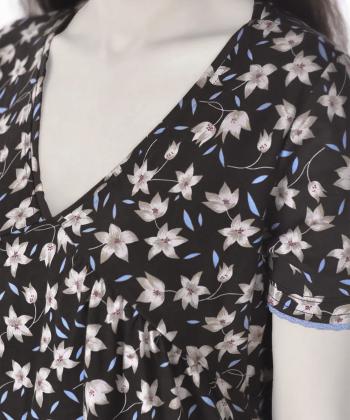 پيراهن نخی زنانه ناربن مدل WD4009