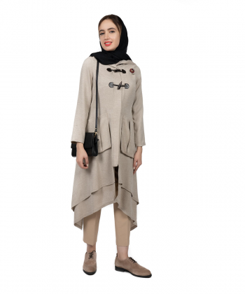 مانتو پاییزه زنانه تولیکا Tulika کد 71744