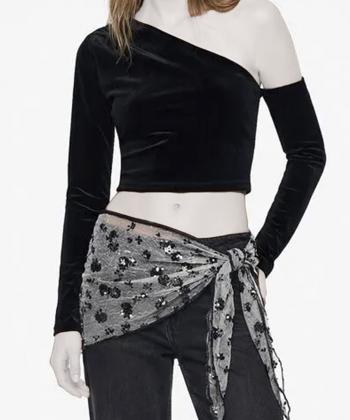 بلوز آستین بلند زنانه کوتون مدل 6WAL10250IK