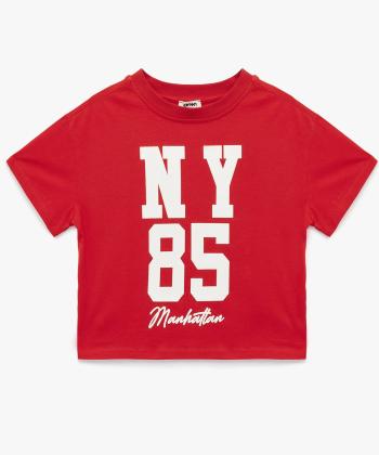 تیشرت آستین کوتاه دخترانه کوتون مدل 6SKG10108AK