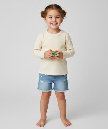 تیشرت آستین بلند نوزاد دخترانه کوتون مدل 6WMG10029AK