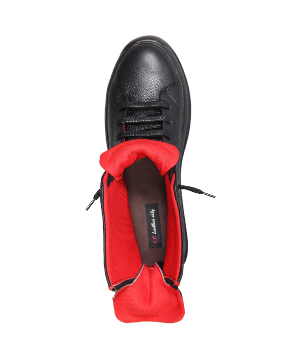 نیم بوت چرم زنانه شهر چرم Leather City مدل F4109