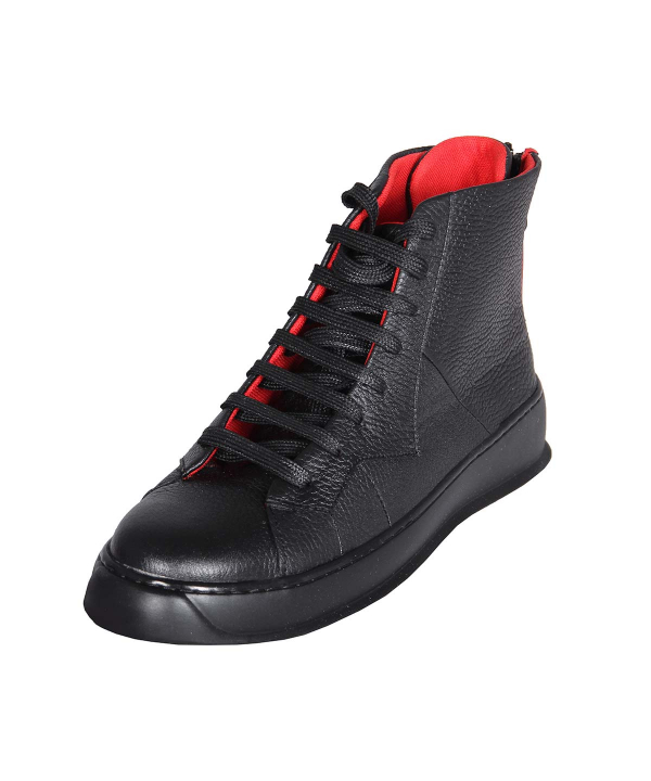 نیم بوت چرم زنانه شهر چرم Leather City مدل F4109